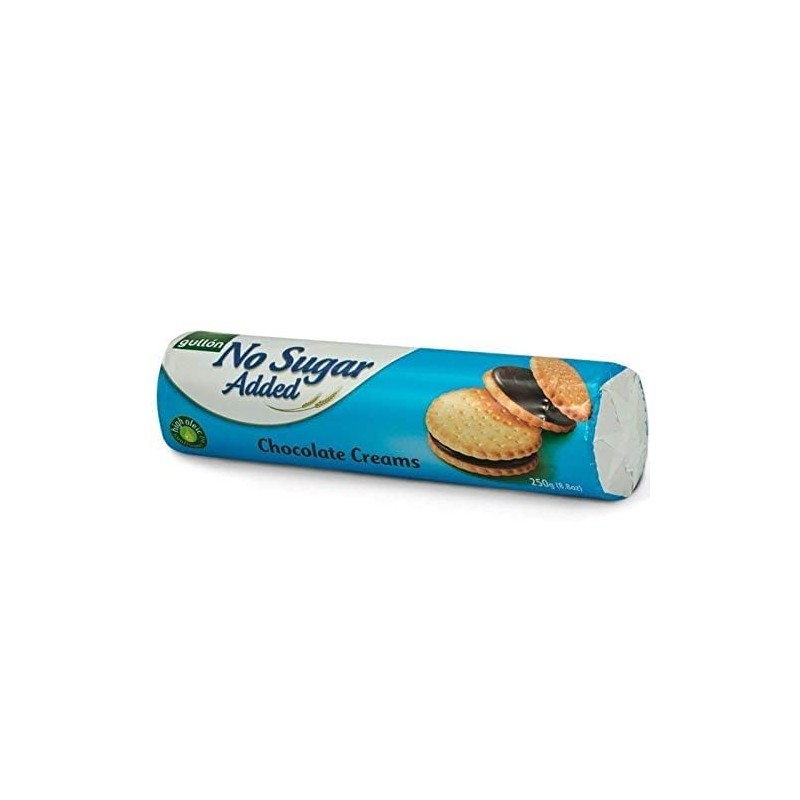 Gullon Sandwich Cookie Chocolate Cream, NO Sugar Added ‑ 8.8