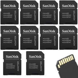 MicroSD Micro SD to SD HC SDHC Memory Card Adapter Reader - NEW (1)