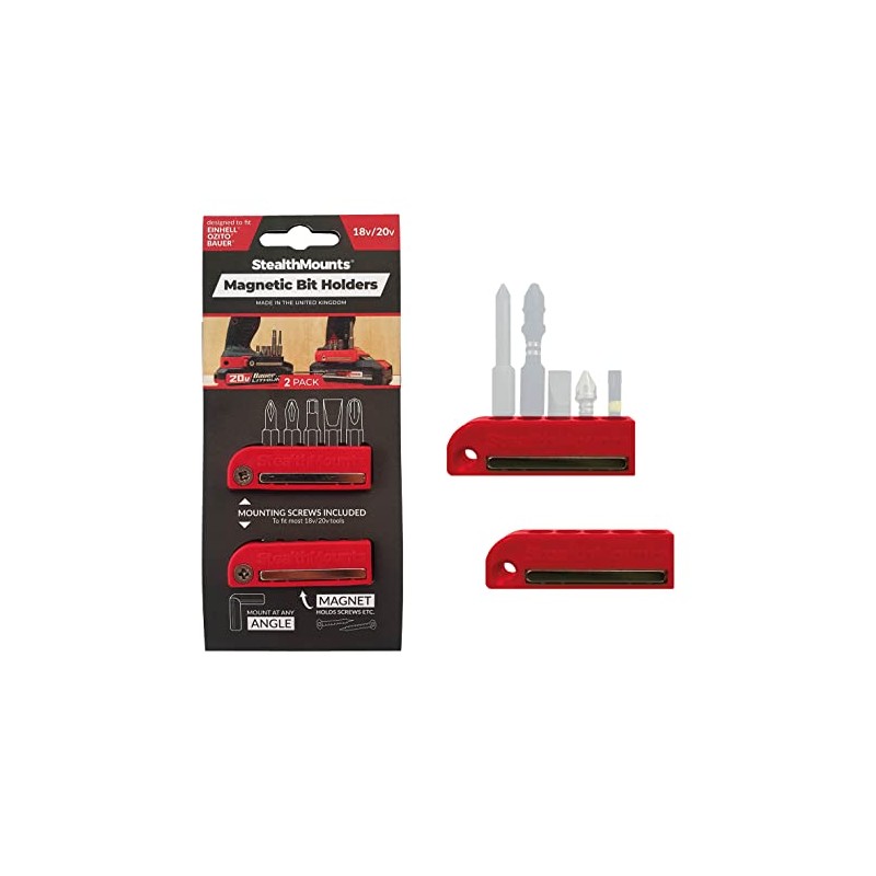 StealthMounts Bauer 20V Magnetic Bit Holder | Bauer Drill Organizer
