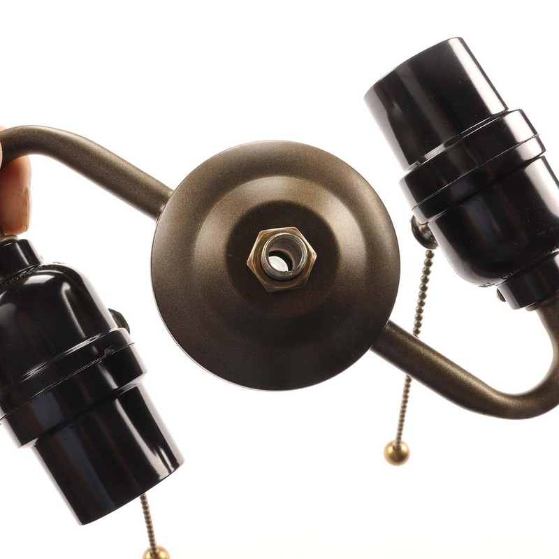 Bieye SC07 E26 Light Socket Cluster with Pull Chain Switch