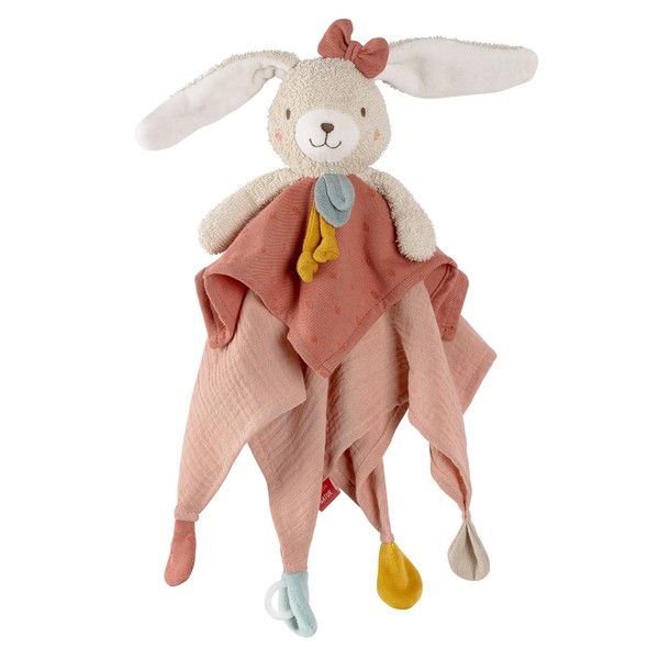 Fehn FehnNATUR Rabbit Comforter - Playmate & Stuffed Animal Comforter