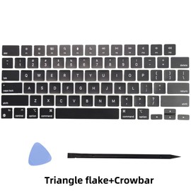 Replacement Keyboard Full Set of Keycaps Keys and Tool Fit for MacBook Air 13.6" Model A2681 EMC 4074 MLY33LL/A MLY43LL/A 15.3" Model A2941 EMC 8301 MQKW3LL/A (M2) Mid 2022 2023 Year (Black)