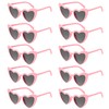 SelfTek Occhiali Da Sole A Forma Di Cuore, 10 Pezzi,