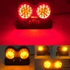 Sidaqi Motorcycle Tail Light with License Plate Holder Running Light