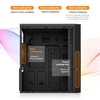 Zalman T6 ATX Mid Tower Computer PC Case, Pre-Installed 120mm