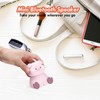 JINSERTA Portable Mini Cartoon Bluetooth Speaker with Phone Holder Mini