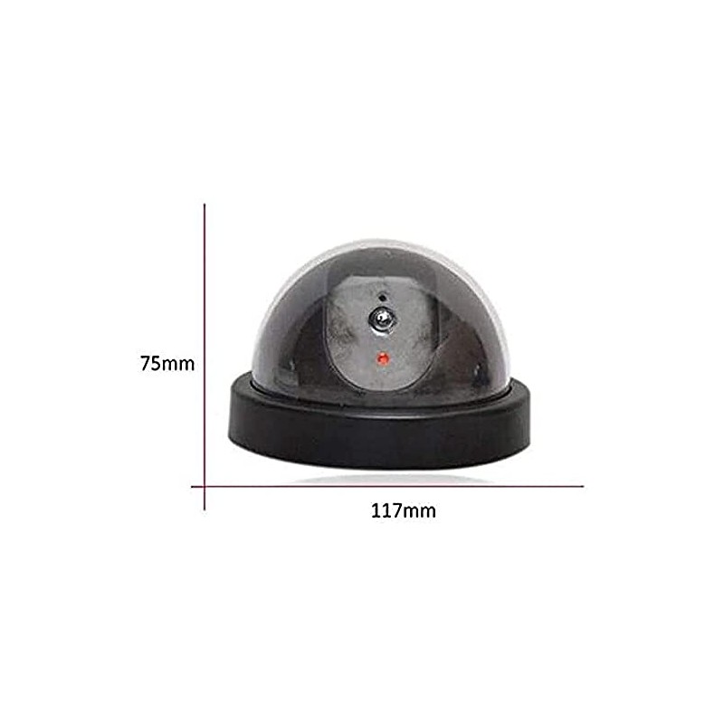 Rainberg Dummy Dome CCTV Security Camera with Flashing LED Indoor