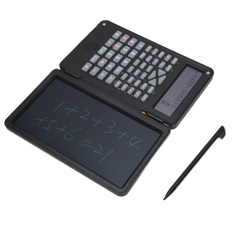 Calculator with Notepad Portable 10 Digits LCD Display Scientific Calculator