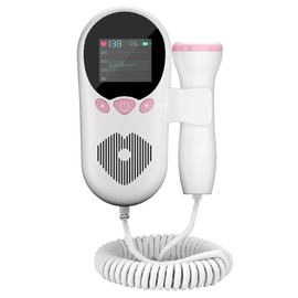Baby Heartbeat Monitor Portable Doppler Fetal Heart Rate Monitor Large LCD Screen No Radiation Fetal Heartbeat Monitor