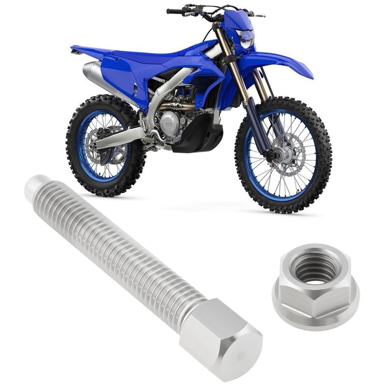 ECSiNG 2PCS M8x1.25 Stainless Steel Chain Adjuster Bolts and Nuts
