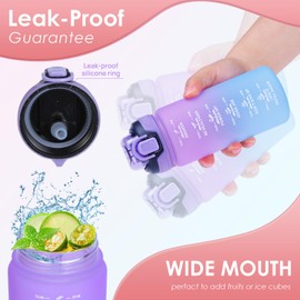 SUPPRUI Kids Water Bottle With Straw, 600ml Toddler Drinks for School, Leakproof BPA-Free Tritan Motivational Drink Bottles for Girls Boys (Pink)