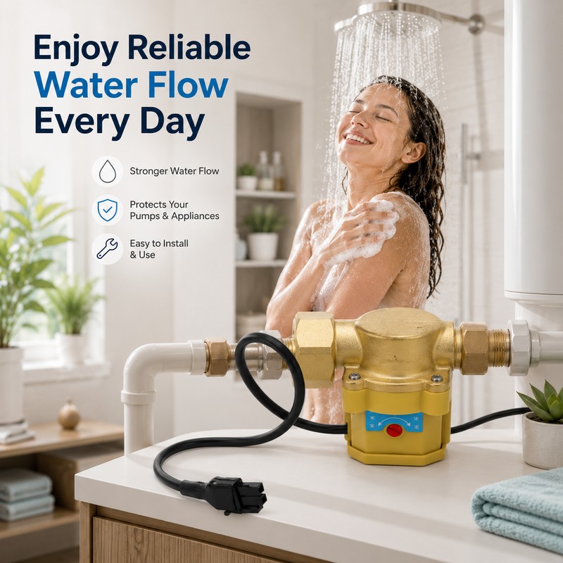 Automatic Water Pump Flow Switch for Pressure Boosting – G3/4