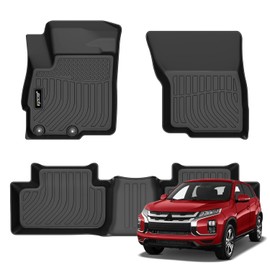 Alfombrillas de auto para Mitsubishi Outlander Sport 2011-2025, para todo tipo de clima, revestimiento de piso automotriz personalizado, antideslizante, impermeable, duradero, tapete de auto