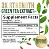 Green Tea Extract Capsules 1000mg 98% Standardized EGCG - 3X