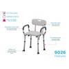 NOVA Medical Products Shower and Bath Chair with Back &