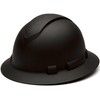 Ridgeline PYRAMEX Ridgeline Full Brim Hard Hat, 4-Point Ratchet Suspension,