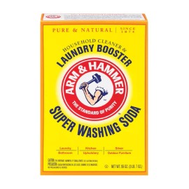 2 Boxes Arm & Hammer SUPER WASHING SODA 55oz Detergent Booster Household Cleaner