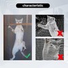 MAISHI 60" x 86" Pet Screen Mesh Roll, 14x14 Polyester