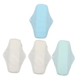 Healeved Sanitary Napkins 4 Pack Portable Washable and Comfortable Feminine Pads for Needs Random Color
