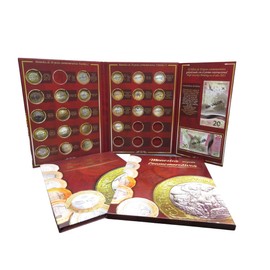 Numart Album para Monedas DE 20 Pesos Y Billete BICENTENARIO México NUMISMATICA