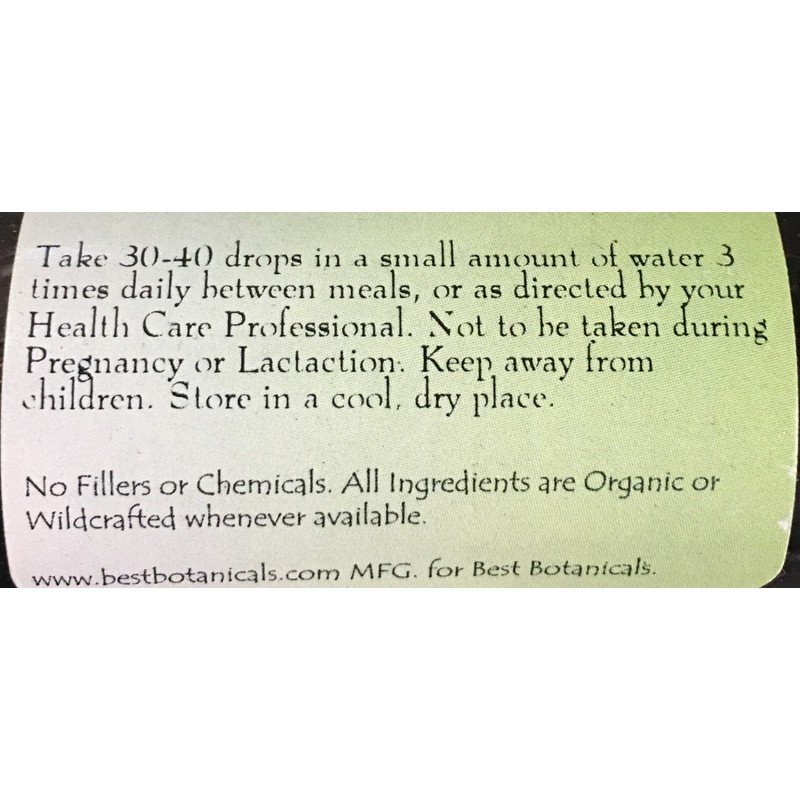 Best Botanicals Oregon Grape Root Extract 1 oz.