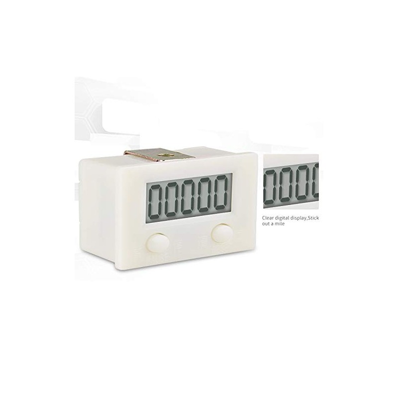 DIGITEN LCD Digital 0-99999 Counter 5 Digit Plus UP Gauge