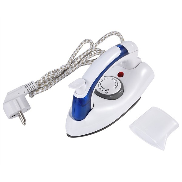 Akozon Portable Faltbare Folding Compact Handheld Dampfbügeleisen Temperaturregelung(EU-Stecker)