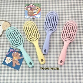 Volume-Up Hair Brush for Root Volume Dry Brush Purple 4ea