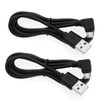 ECSiNG 2pcs PVC Navigator Data Charging Cable for Charging and