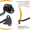 ZiYuya Hook and Eye Latch, Stainless Steel Gate Hook Cabin