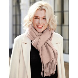 DiaryLook Cashmere Scarf Women's Winter Warm Evening Dress Pashmina Scarves Scarves for Women Blanket Scarf, khaki
