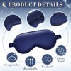 36 Pcs Silk Sleep Eye Masks Bulk Satin Eye Cover
