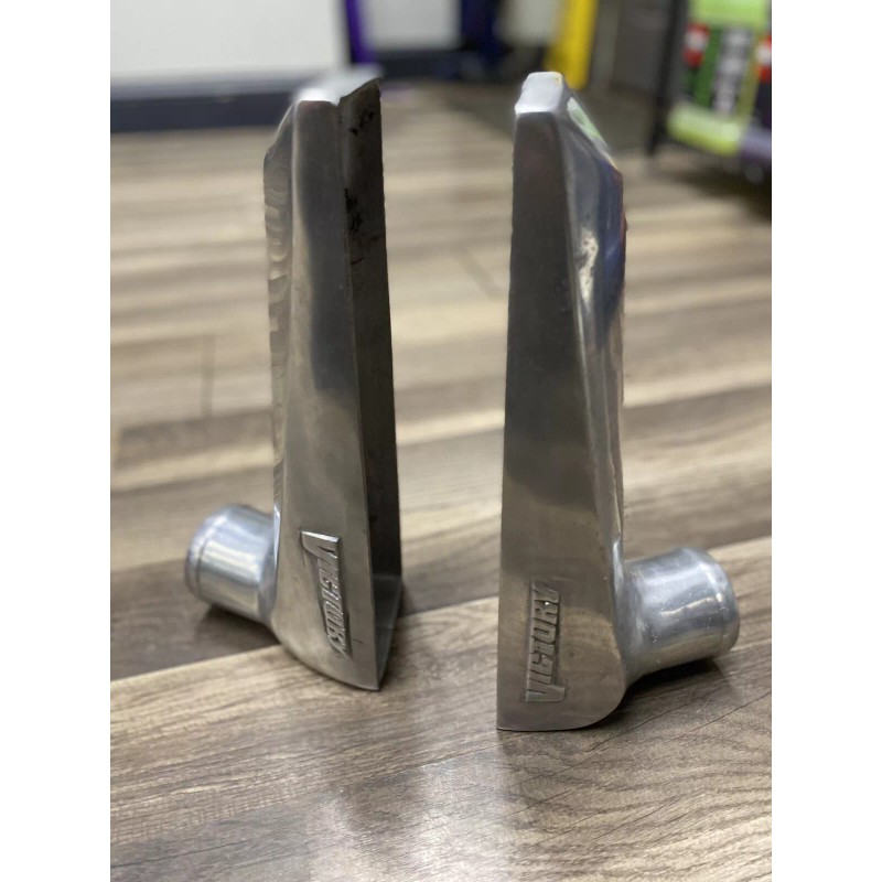 Victory Cast Aluminum intercooler end tanks.