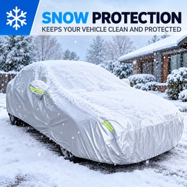 Full Exterior Car Cover for Outdoor Parking – Sun, Snow & Dust Protection for Sedans, Hatchbacks and SUVs