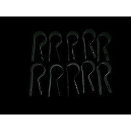 Master Halco Green Tension Bands For Chain Link Fence - 10 Pack - 2 3/8"