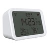 Tuya WiFi Temperature Humidity Light Detection Alarm Clock 4 In