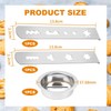 3 Pieces Meat Grinder Accessories, Shortbread Cookie Press Accessories, Stainless