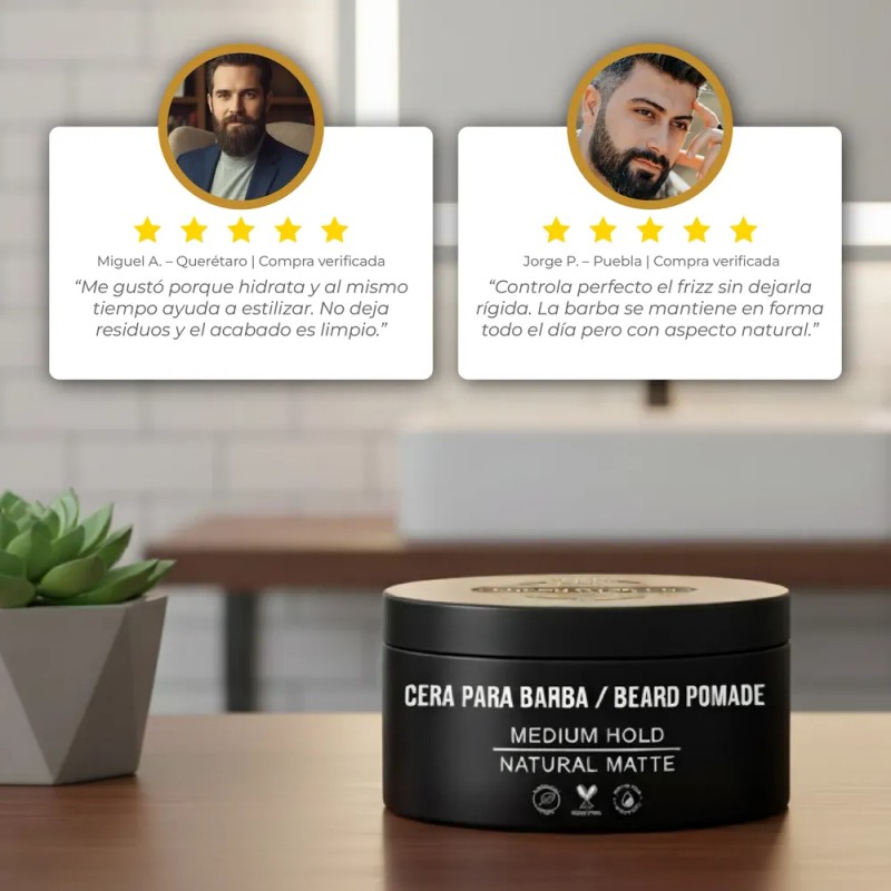 Pomada Negra Para Barba 250 Ml Barbers®