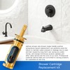 Replacement Brass Cartridge for Moen 1222 Posi-Temp Tub Spout Showe