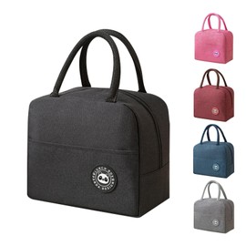 BRYN Cool Bag Small 5.6 L, Small Cool Bag, Foldable, Lunch Bag for On the Go, Beach, Work, School, Travel, Camping, Picnic (Black)