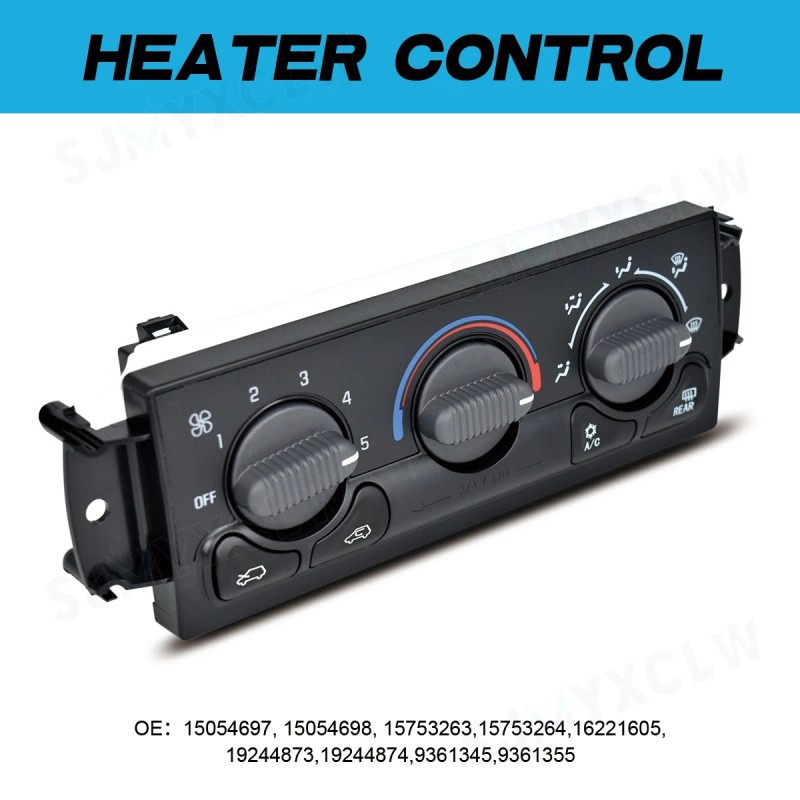 SJMYXCLW Heater AC Temperature Climate Control Switch Fits Chevy GMC