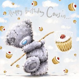 Me To You Bear Cousin Softly Drawn Birthday Card
