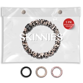 SUNDAYSILKS™ Luxurious Mulberry Silk Scrunchies for Women & Girls | No-Slip, Silky Hair Ties for Natural, Curly, Thin or Thick Hair | Gentle Hold for Ponytails & Sleep | Mini to Large Sizes [1 Pack]