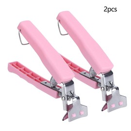 2pcs Multifunction Stainless Steel Dish Clamp Bowl Clip Anti Hot Tong Pot Pan Grippers Kitchen Tool Utensils Gadgets(#1)