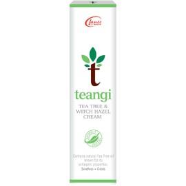 Tea Tree and Witch Hazel Cream 28g - 100% natural - treat and soothe irritated skin - Teangi