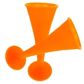 ADS Medi Care Stethoscope Fetoscope Plastic Pinard (Orange)