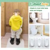 Drydiet 50 Pcs Disposable Toilet Mats 24 x 24 Inches