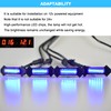 Boigoo Blue LED Front Grill Lights for Tacoma TRD Pro
