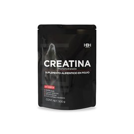 Creatina Monohidratada de Alta Pureza con 5 g por porción, Apoyo a la Función Física y Disponibilidad Energética, Sin Sabor, 500 g, 100 porciones