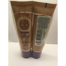 Rimmel LOT OF 4 Rimmel BB Cream Matte 9-in-1 Skin Perfecting Super Makeup  Medium  READ